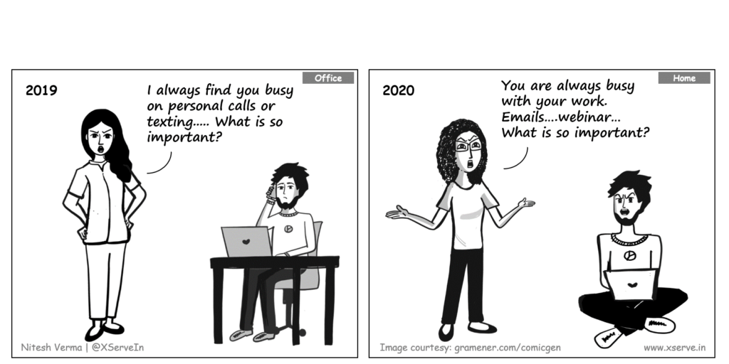 Business Comic Strip. What is so important?